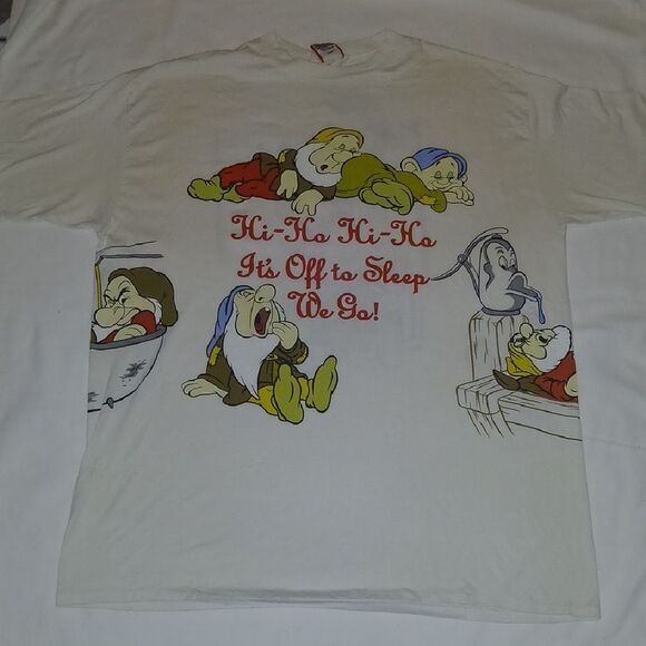 Vintage Disneys Dwarfs Sleepwear Top - Picture 1 of 11